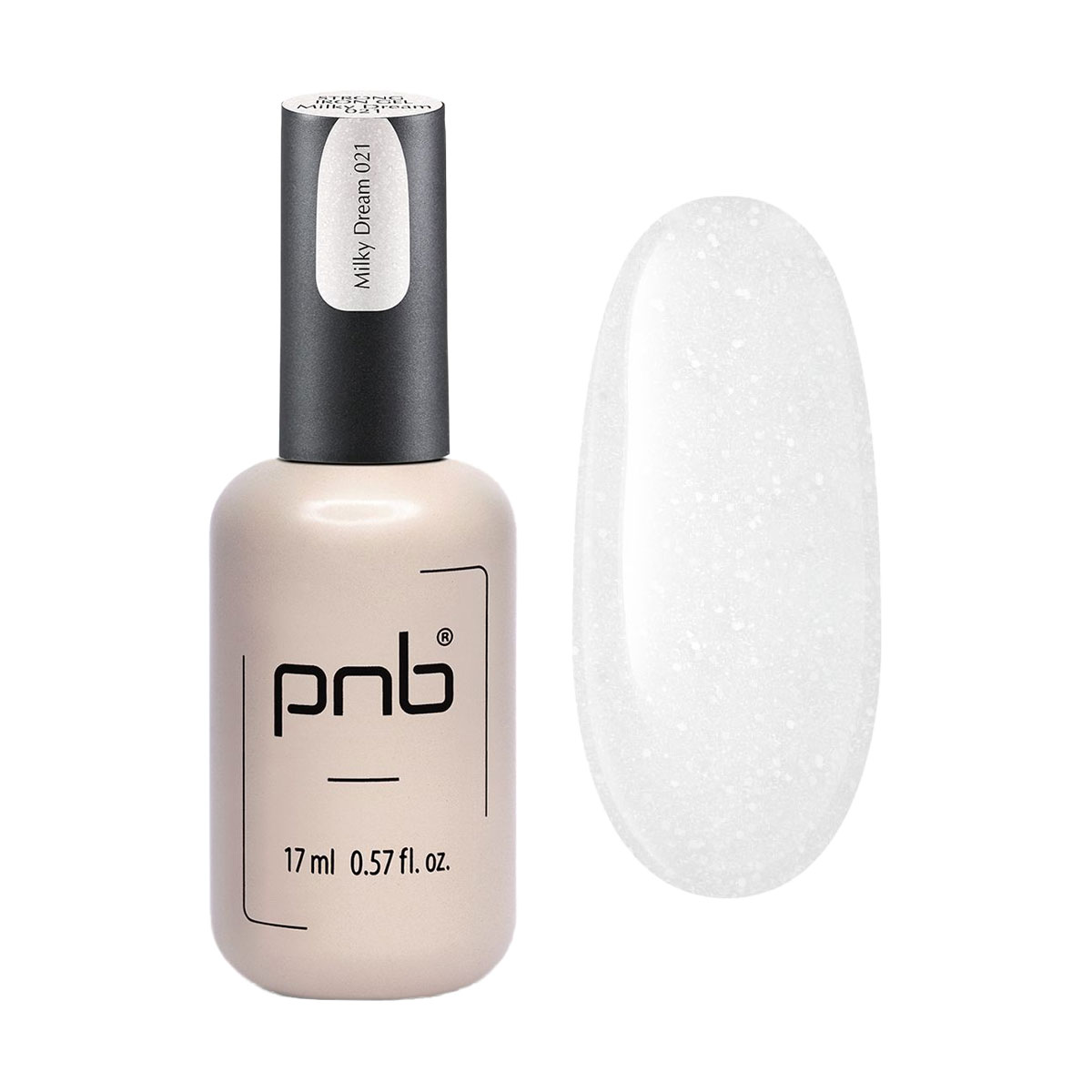 Гель для моделювання нігтів PNB Strong Iron Gel 021 Milky Dream, 17 мл